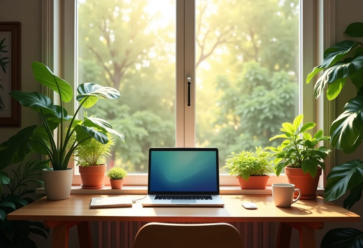 Image pour l'article: Travailler à la maison : comment aménager un espace cosy et serein ?