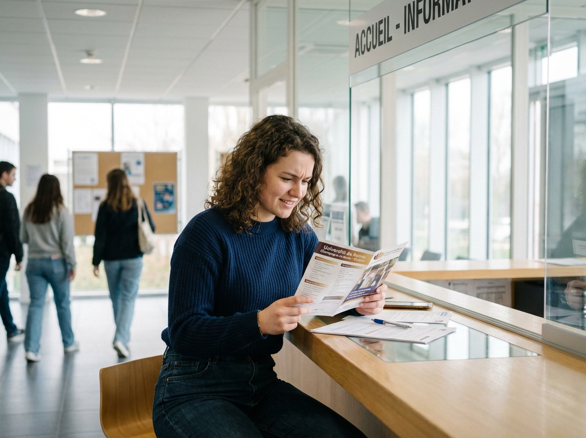 Jeune femme en étude à Chalons en Champagne